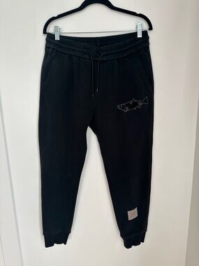 Thom Browne Black Sweatpant Joggers